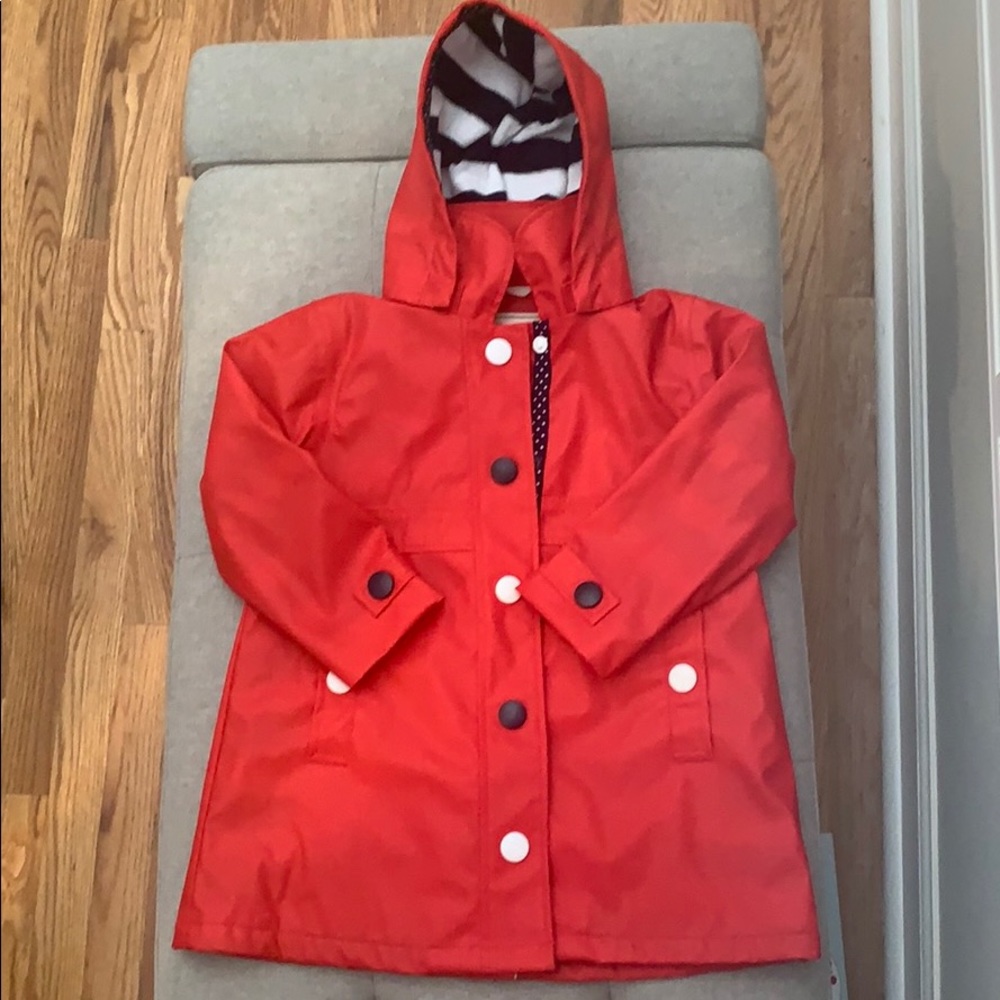 Hatley Raincoat (Splash Jacket), Sz 4, Terry Lined